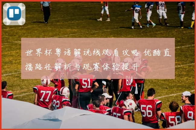 世界杯粤语解说线观看攻略 优酷直播路径解析与观赛体验提升