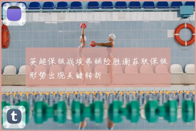 英超保级战埃弗顿险胜谢菲联保级形势出现关键转折