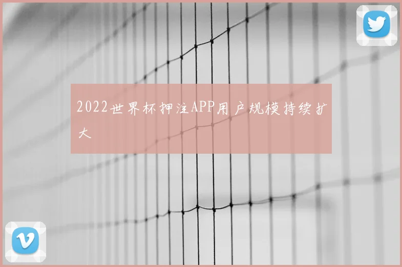 2022世界杯押注APP用户规模持续扩大